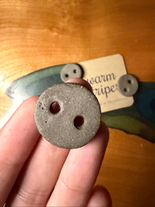 Nudie Brown Clay Button