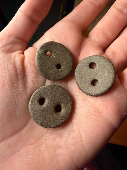Nudie Brown Clay Button