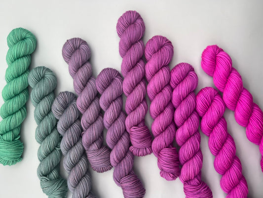 Spearmint/Fuchsia Melt