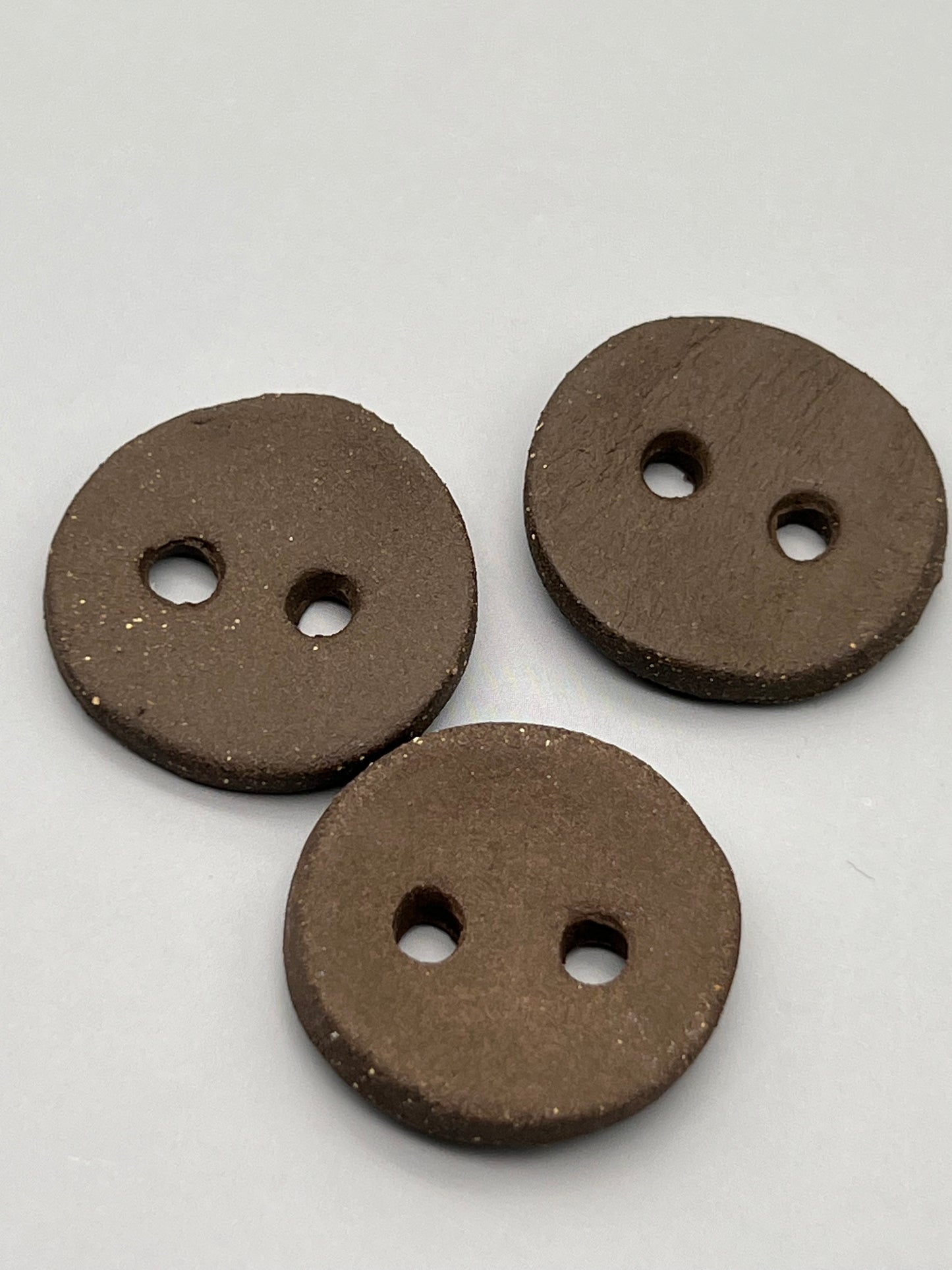 Nudie Brown Clay Button