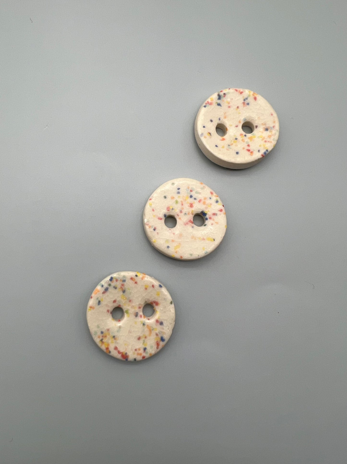 Confetti Porcelain Button